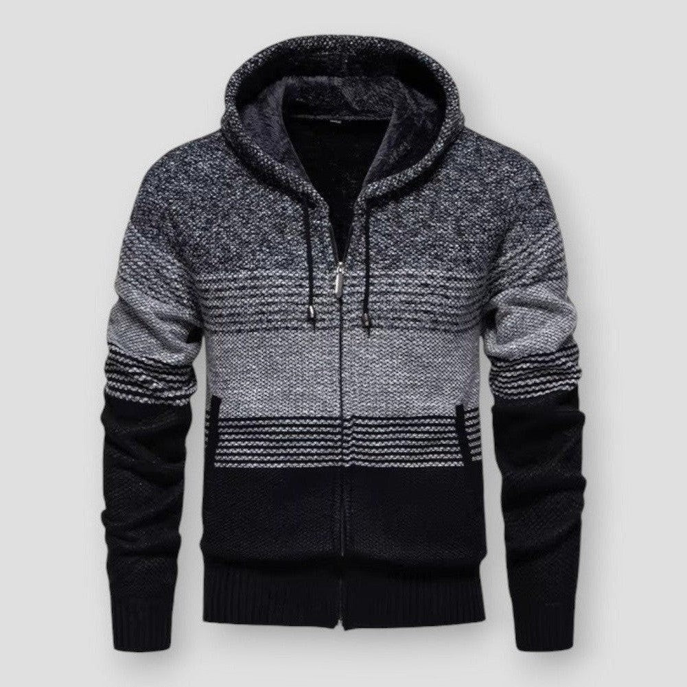 North Royal Rogers Hooded Knitted Sweater