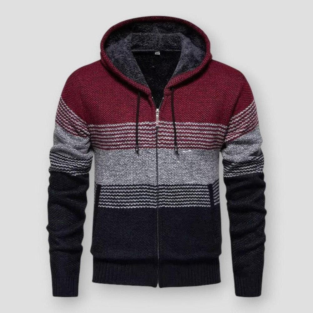 North Royal Rogers Hooded Knitted Sweater