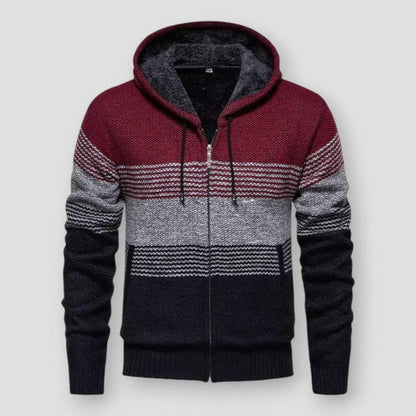 North Royal Rogers Hooded Knitted Sweater