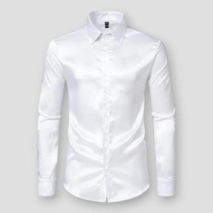 Saint Morris Anderson Satin Tuxedo Long Sleeve