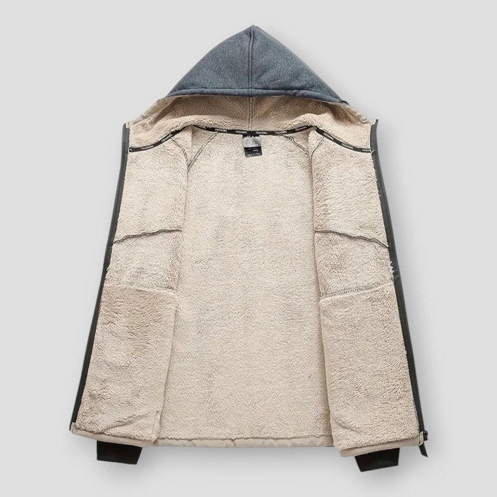 Saint Morris Arthur Velvet Thickened Jacket