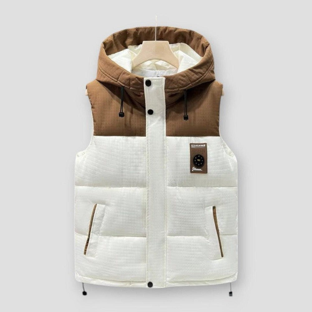 Saint Morris Berlin Sleeveless Hooded Vest