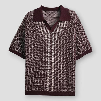 Saint Morris Brookline Textured Knitted Polo