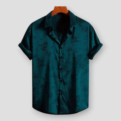 Saint Morris Columbus Loose Floral Shirt