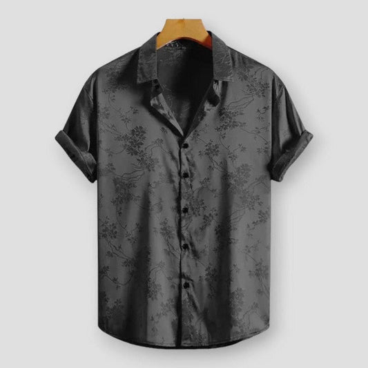 Saint Morris Columbus Loose Floral Shirt