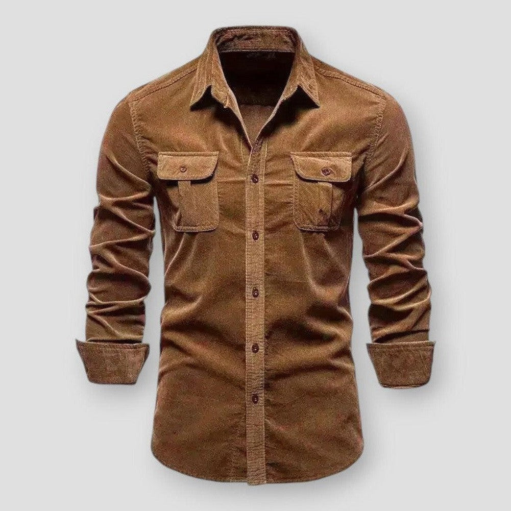 Saint Morris Cranston Long Sleeve Polo