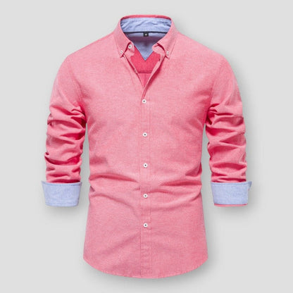 Saint Morris Denton Long Sleeve Polo