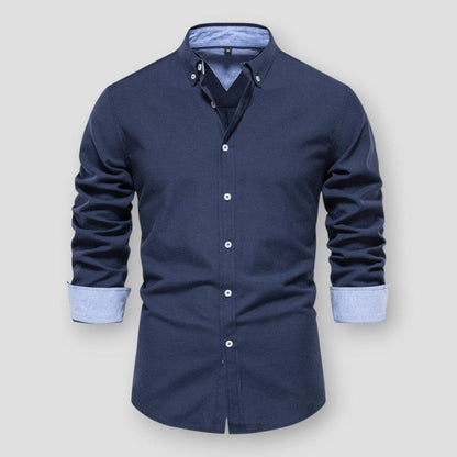 Saint Morris Denton Long Sleeve Polo