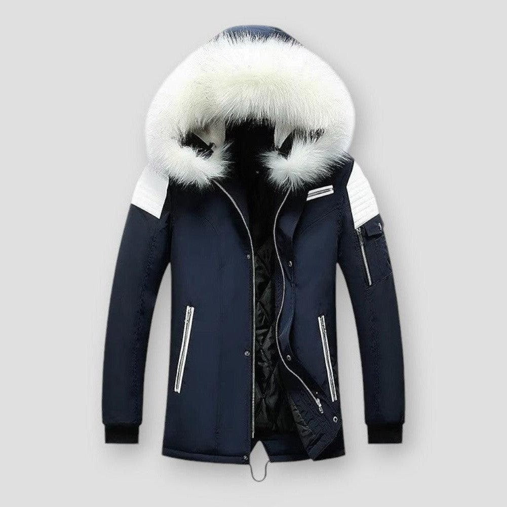 Saint Morris Derry Fur Collar Jacket