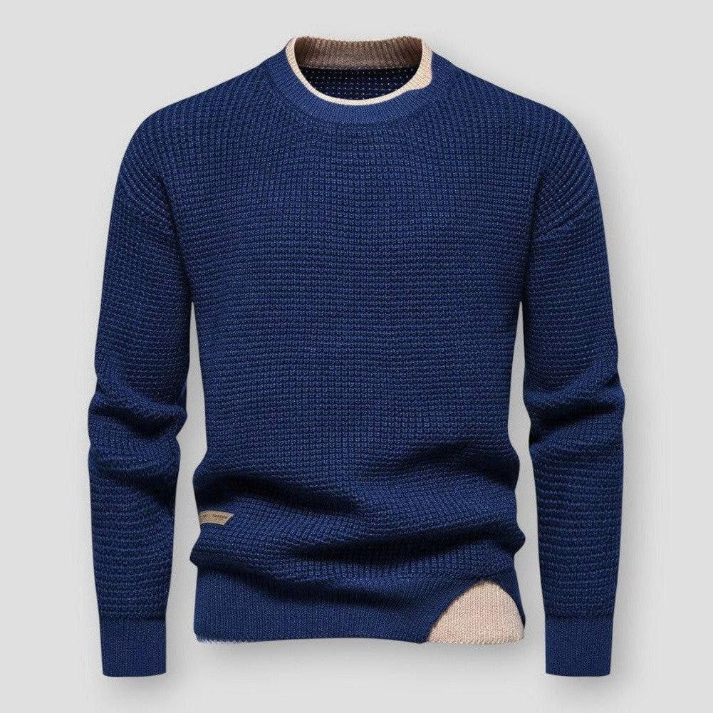 Saint Morris Dillon Color Contrast Sweater