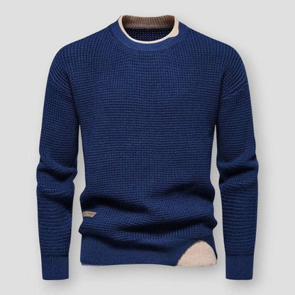Saint Morris Dillon Color Contrast Sweater