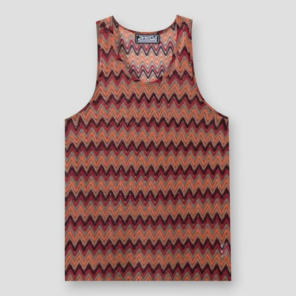 Saint Morris Easton Wave Color Tank Top