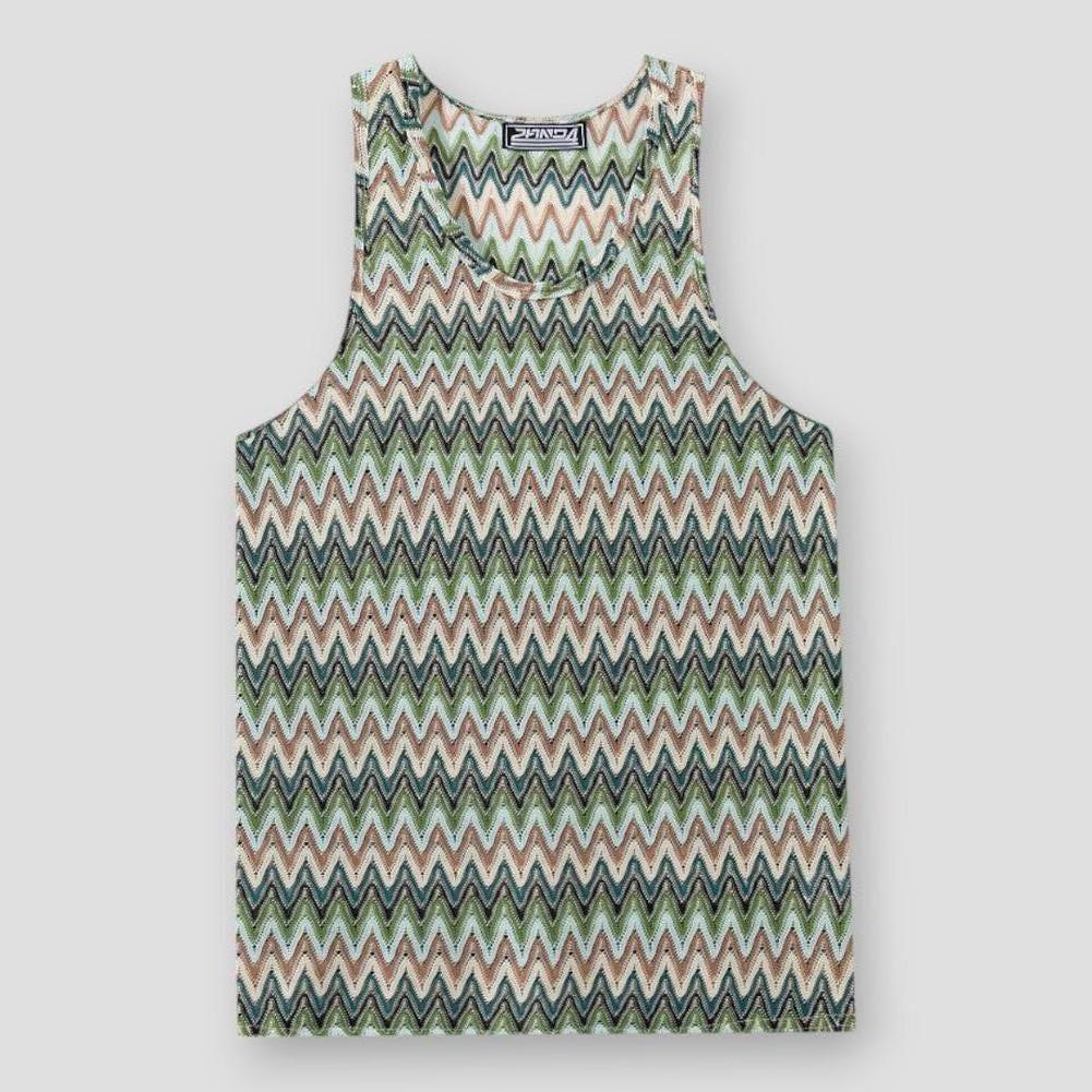 Saint Morris Easton Wave Color Tank Top