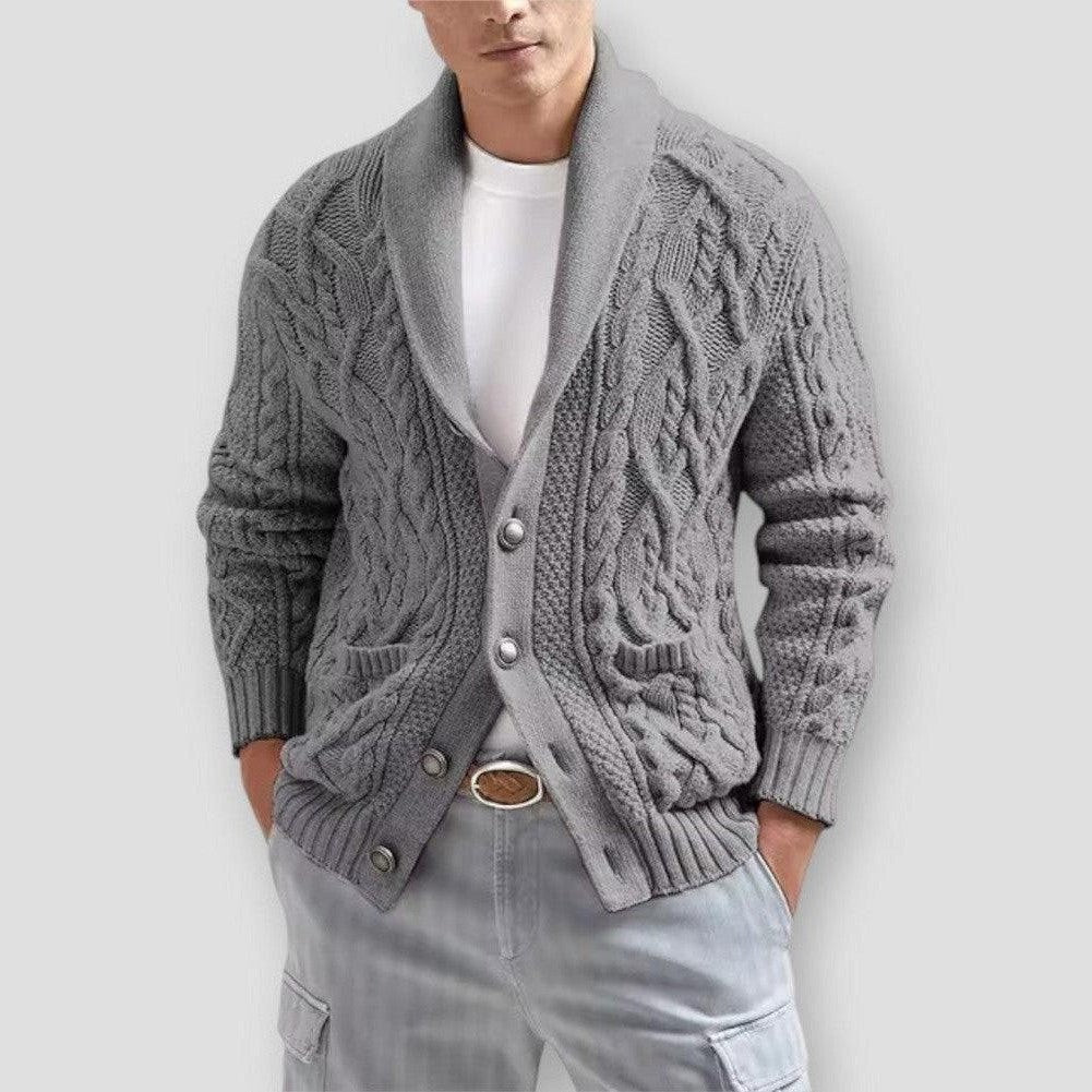 Saint Morris Franklin Slim Knitted Cardigan