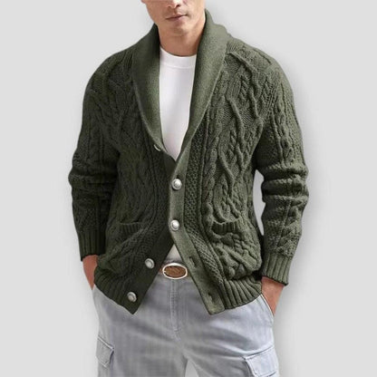 Saint Morris Franklin Slim Knitted Cardigan