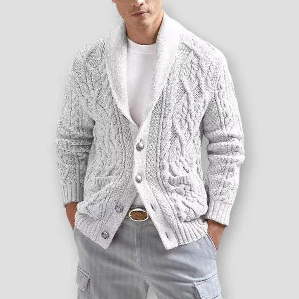 Saint Morris Franklin Slim Knitted Cardigan