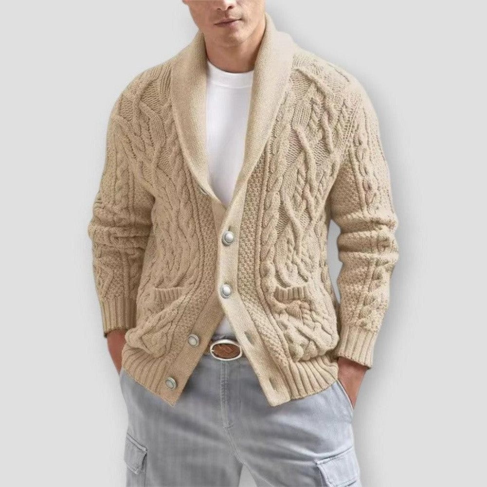 Saint Morris Franklin Slim Knitted Cardigan