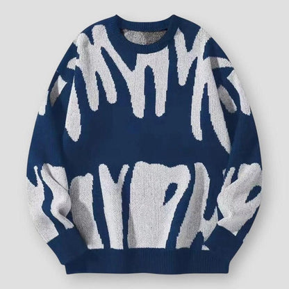 Saint Morris Harrison Loose Knitted Sweater