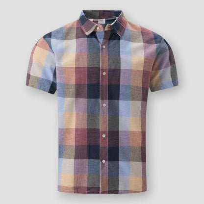 Saint Morris Hobart Plaid Short Sleeve Shirt