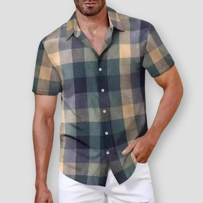Saint Morris Hobart Plaid Short Sleeve Shirt