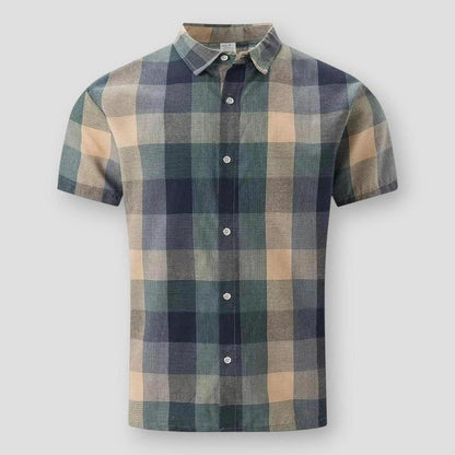 Saint Morris Hobart Plaid Short Sleeve Shirt