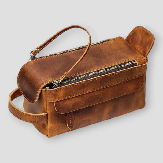 Saint Morris Leather Toiletry Bag