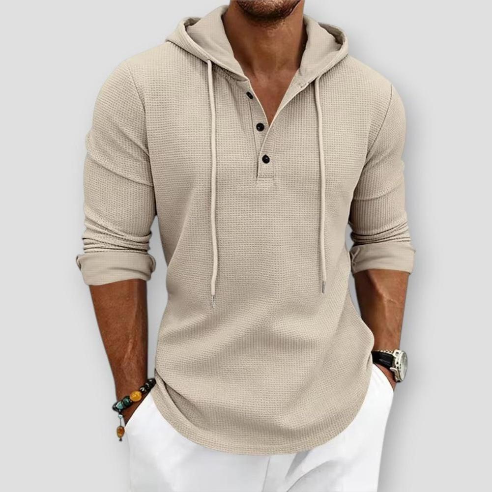 Saint Morris Lewes Knit Hooded Long Sleeve