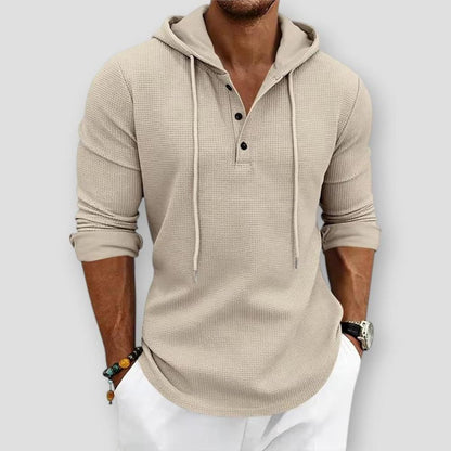 Saint Morris Lewes Knit Hooded Long Sleeve
