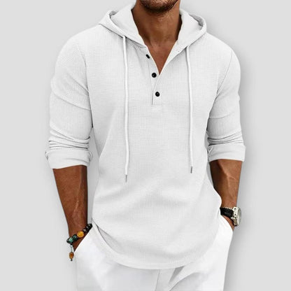 Saint Morris Lewes Knit Hooded Long Sleeve
