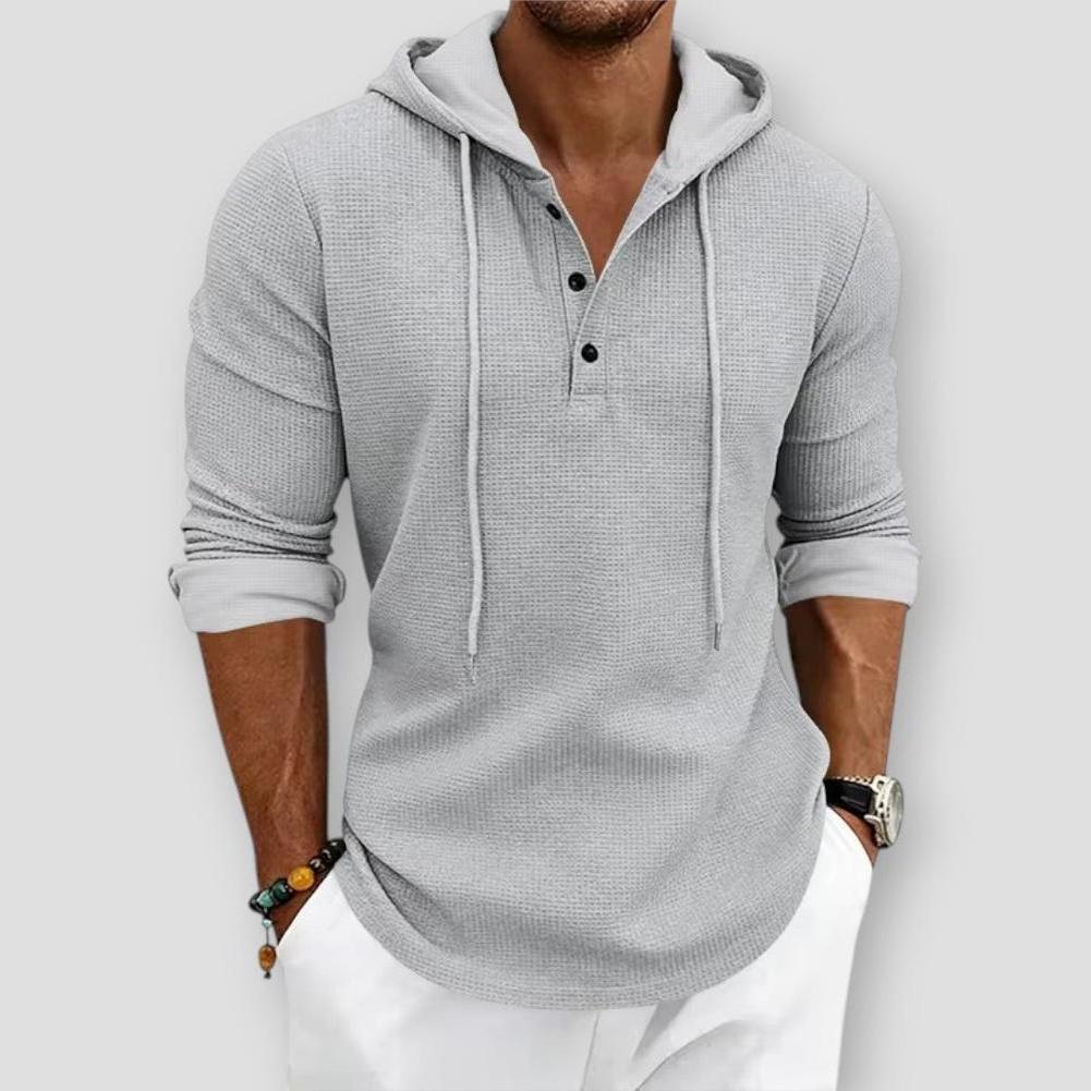 Saint Morris Lewes Knit Hooded Long Sleeve