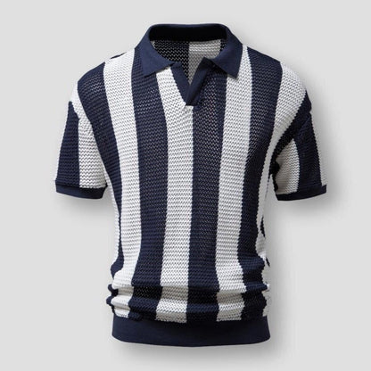 Saint Morris Longmire Knitted Polo Shirt