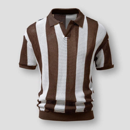 Saint Morris Longmire Knitted Polo Shirt