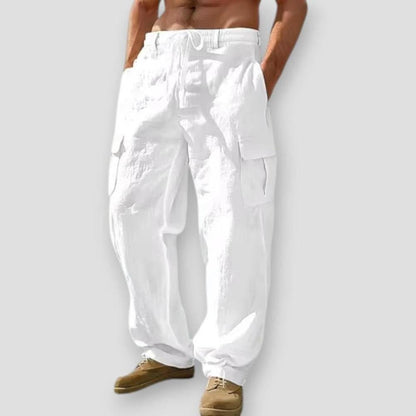 Saint Morris Lowell Linen Pants
