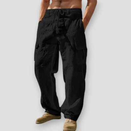 Saint Morris Lowell Linen Pants
