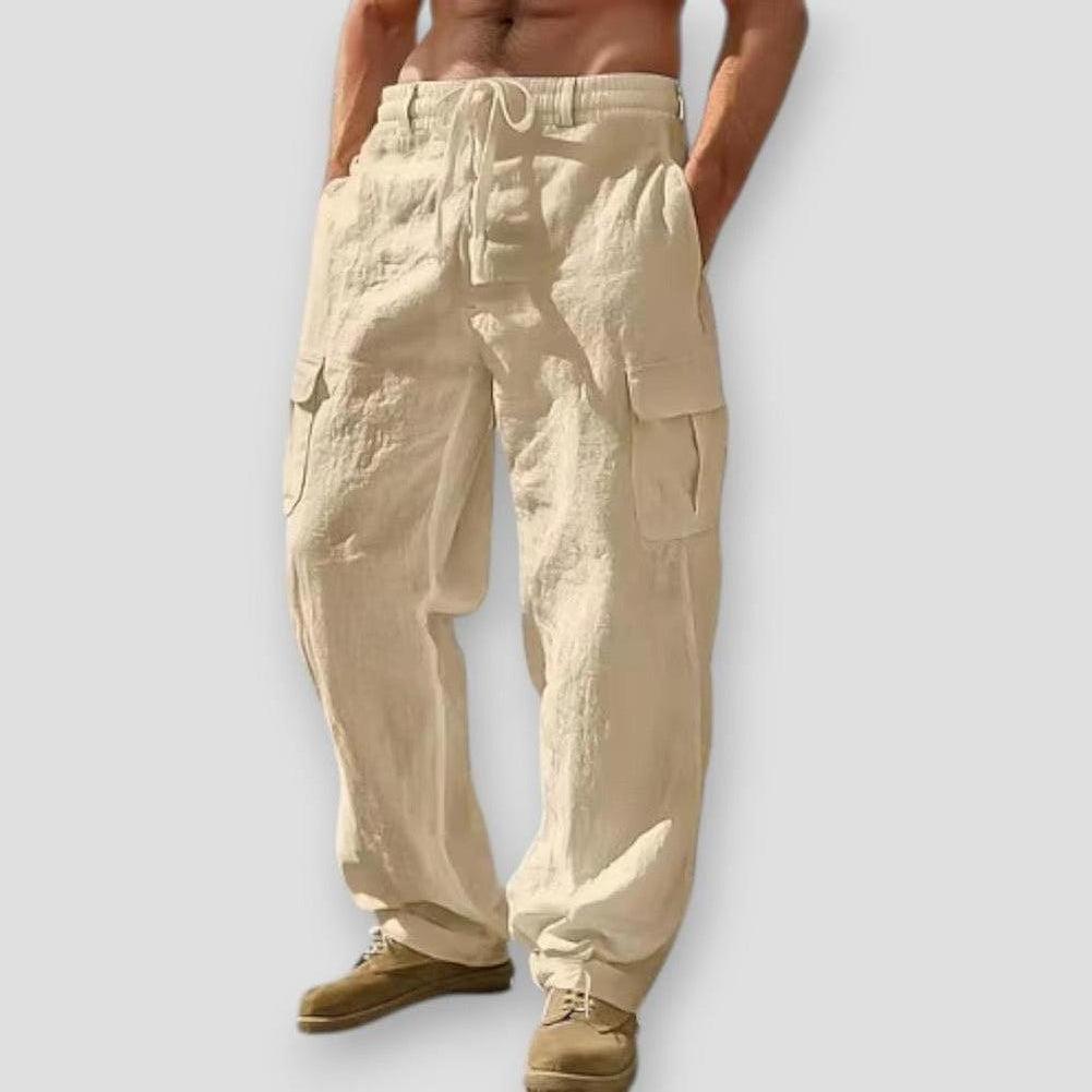 Saint Morris Lowell Linen Pants