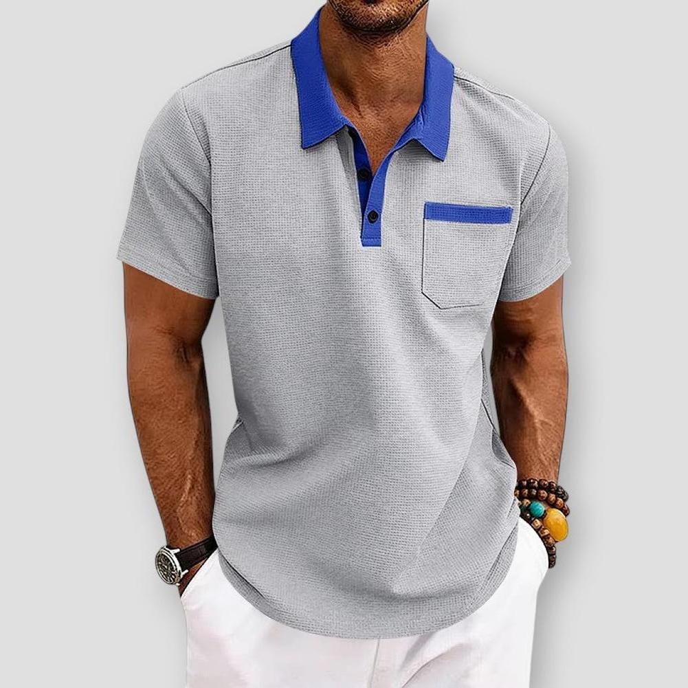 Saint Morris Millburn Waffle Shirt