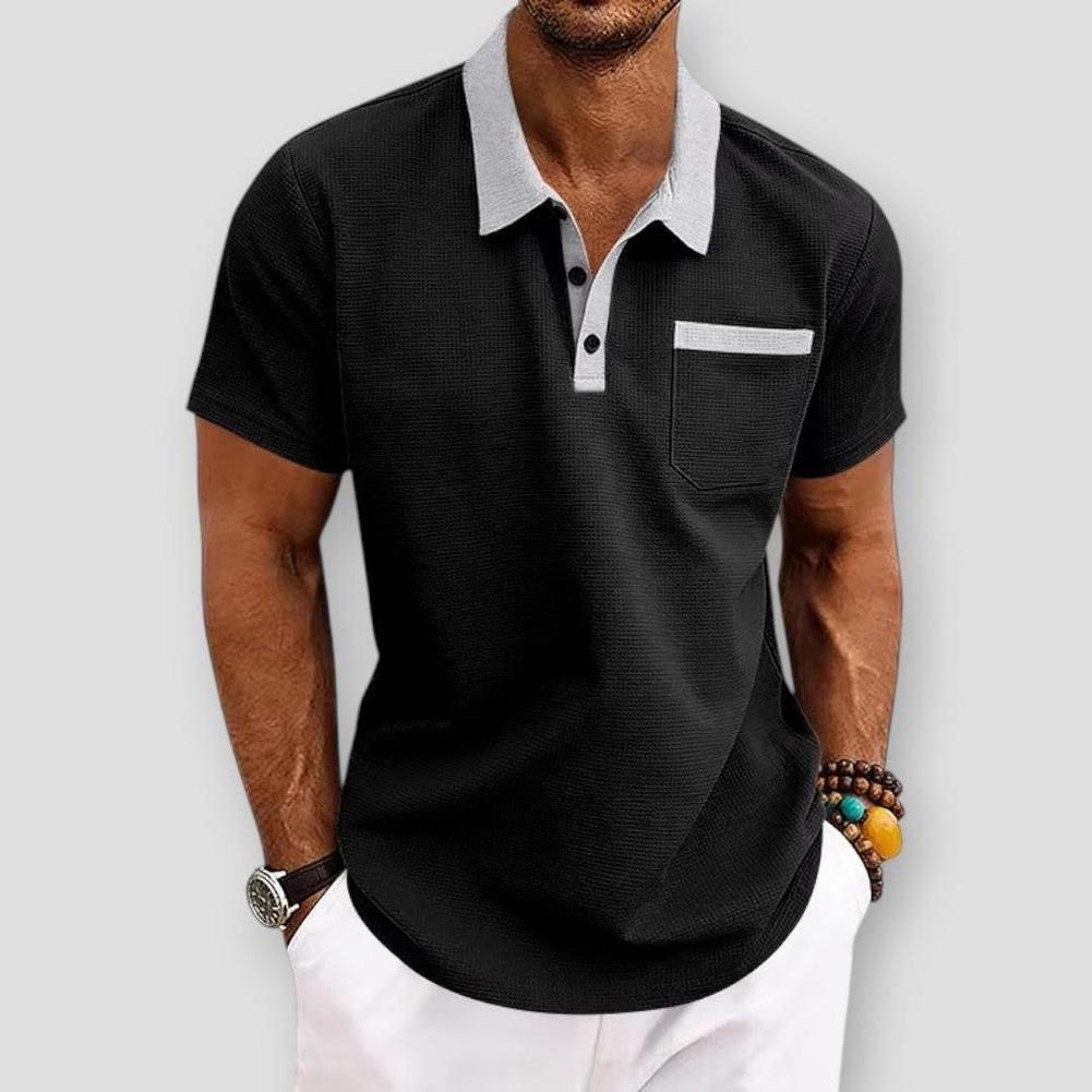 Saint Morris Millburn Waffle Shirt