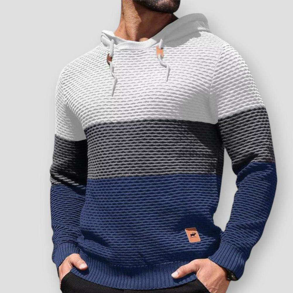 Saint Morris Milton Knitted Hooded Sweater