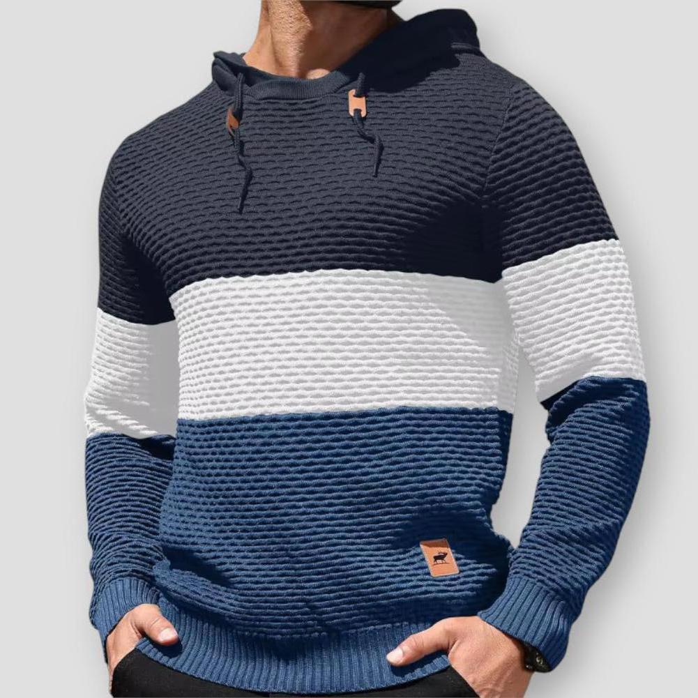 Saint Morris Milton Knitted Hooded Sweater