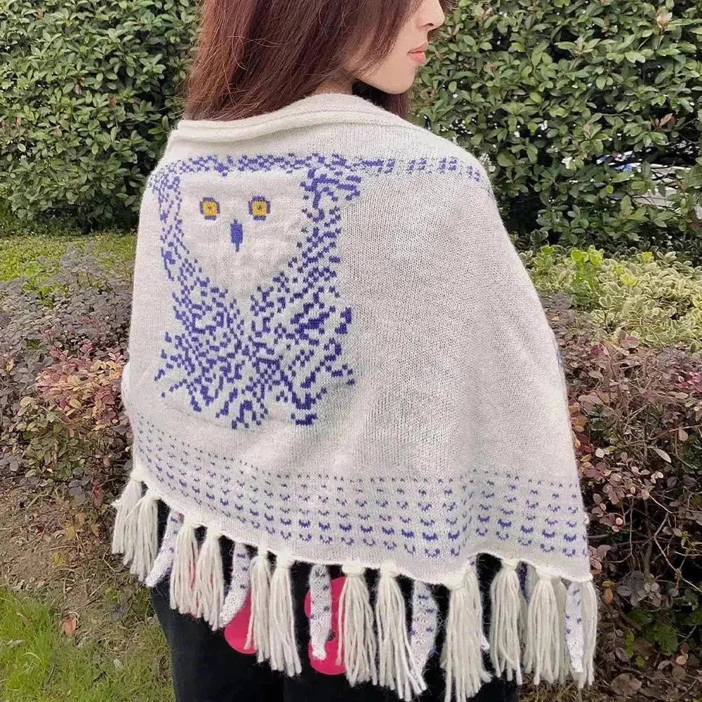 Saint Morris Owl Scarf