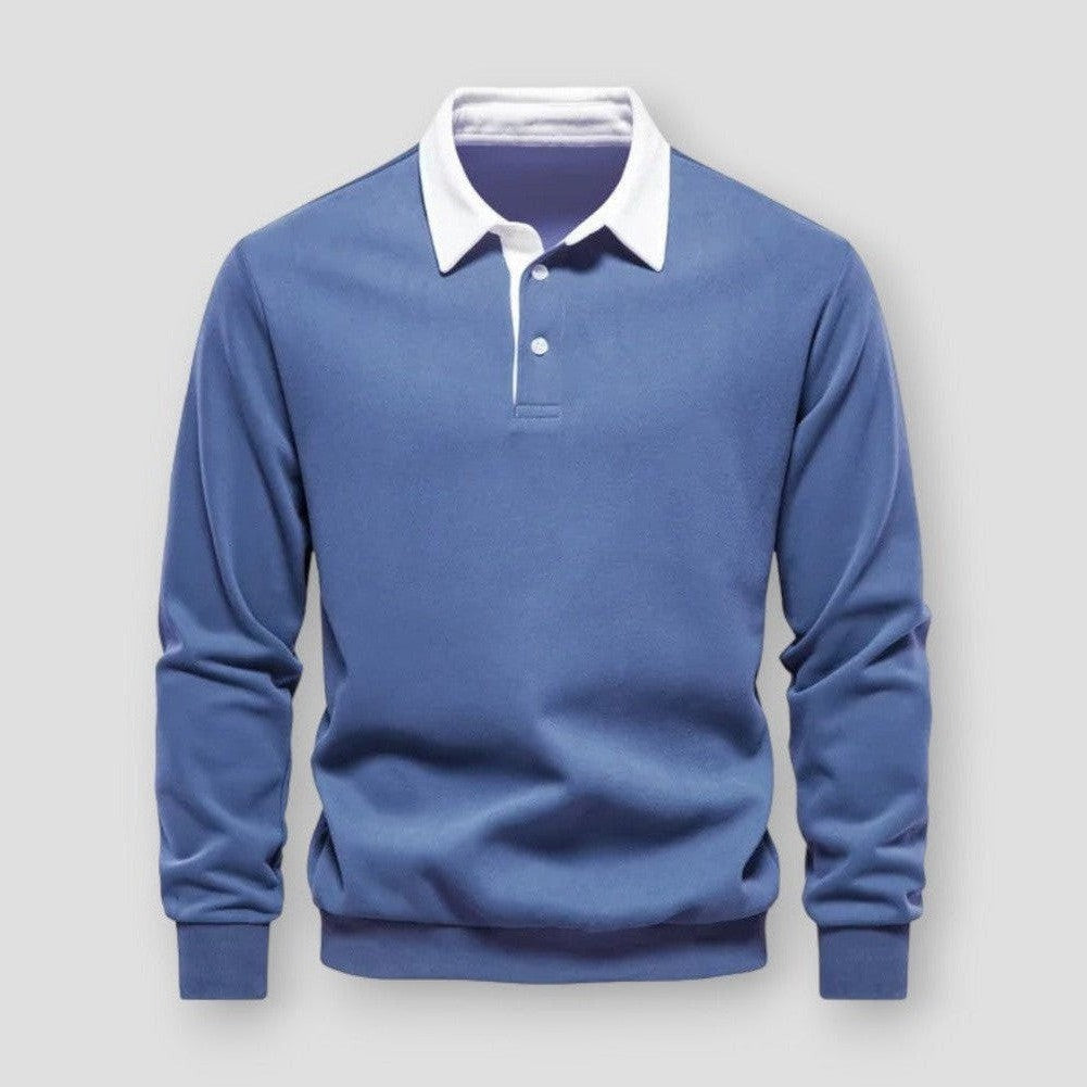 Saint Morris Petaluma Long Sleeve Polo