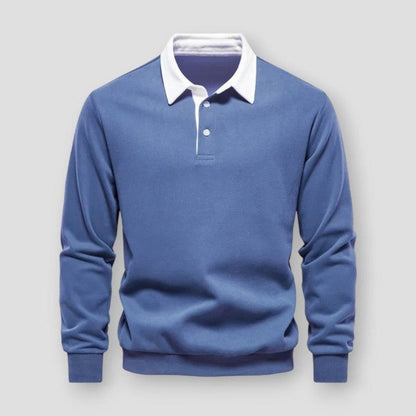 Saint Morris Petaluma Long Sleeve Polo