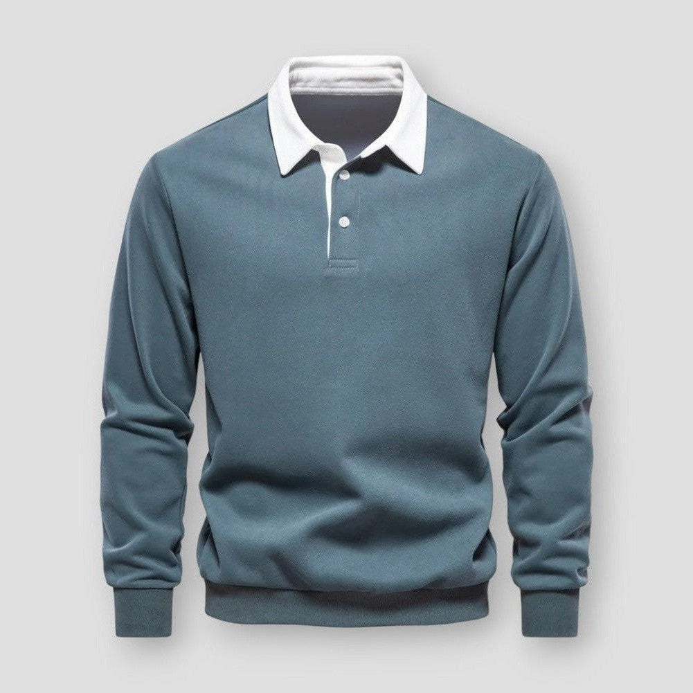 Saint Morris Petaluma Long Sleeve Polo