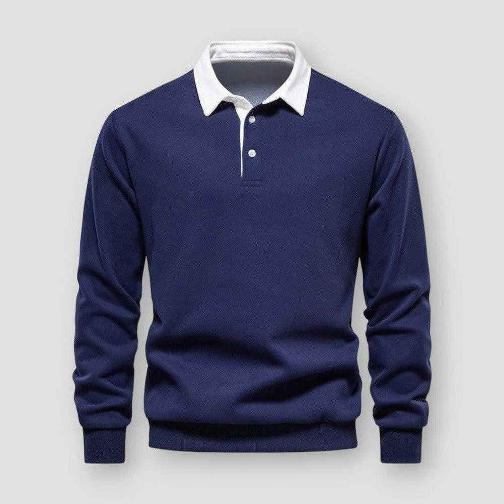 Saint Morris Petaluma Long Sleeve Polo