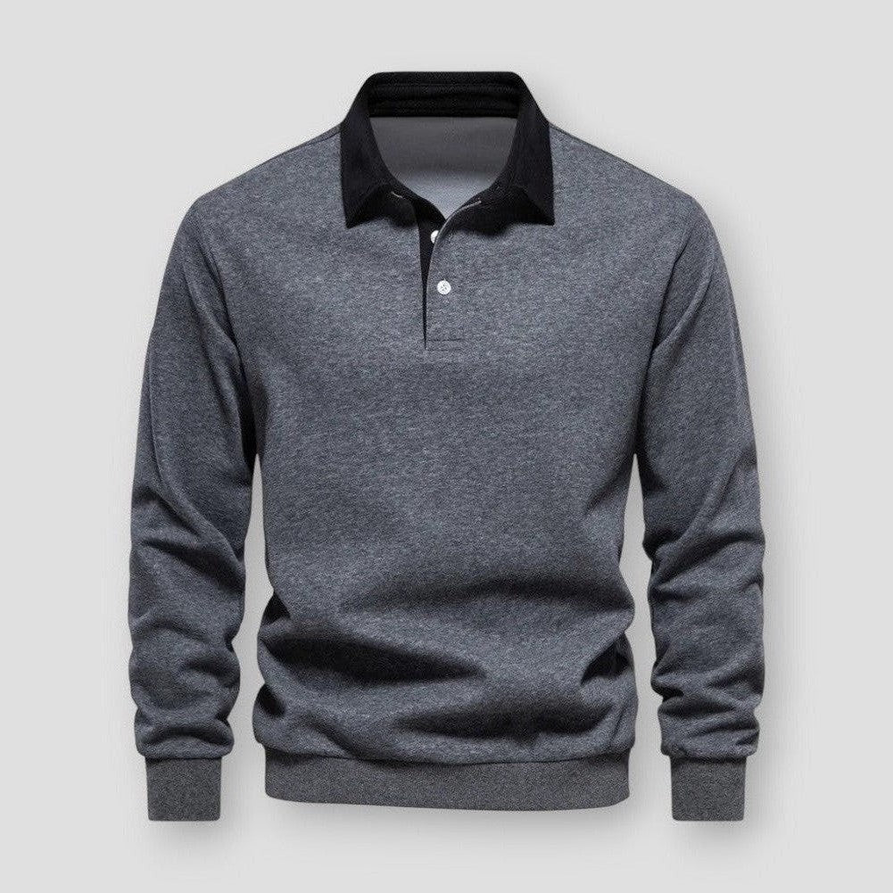 Saint Morris Petaluma Long Sleeve Polo