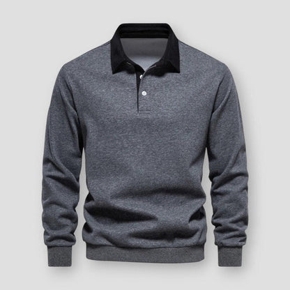 Saint Morris Petaluma Long Sleeve Polo