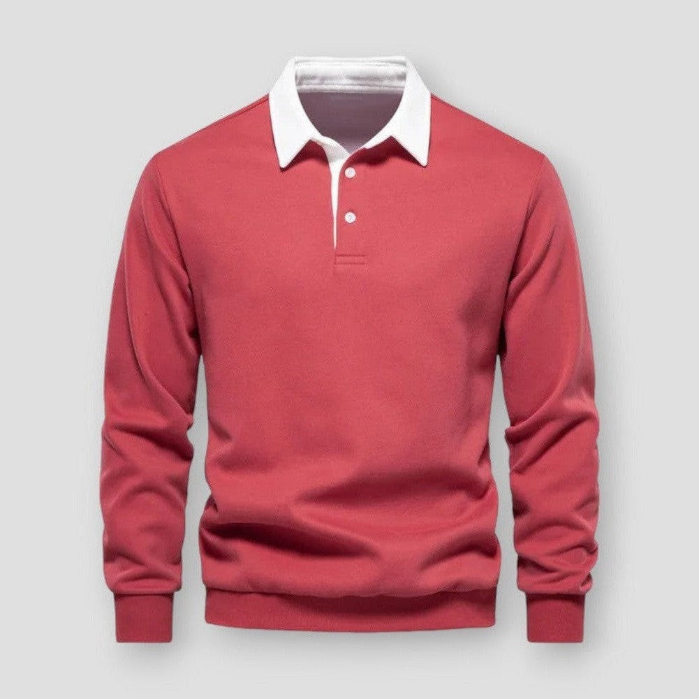 Saint Morris Petaluma Long Sleeve Polo