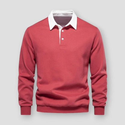 Saint Morris Petaluma Long Sleeve Polo