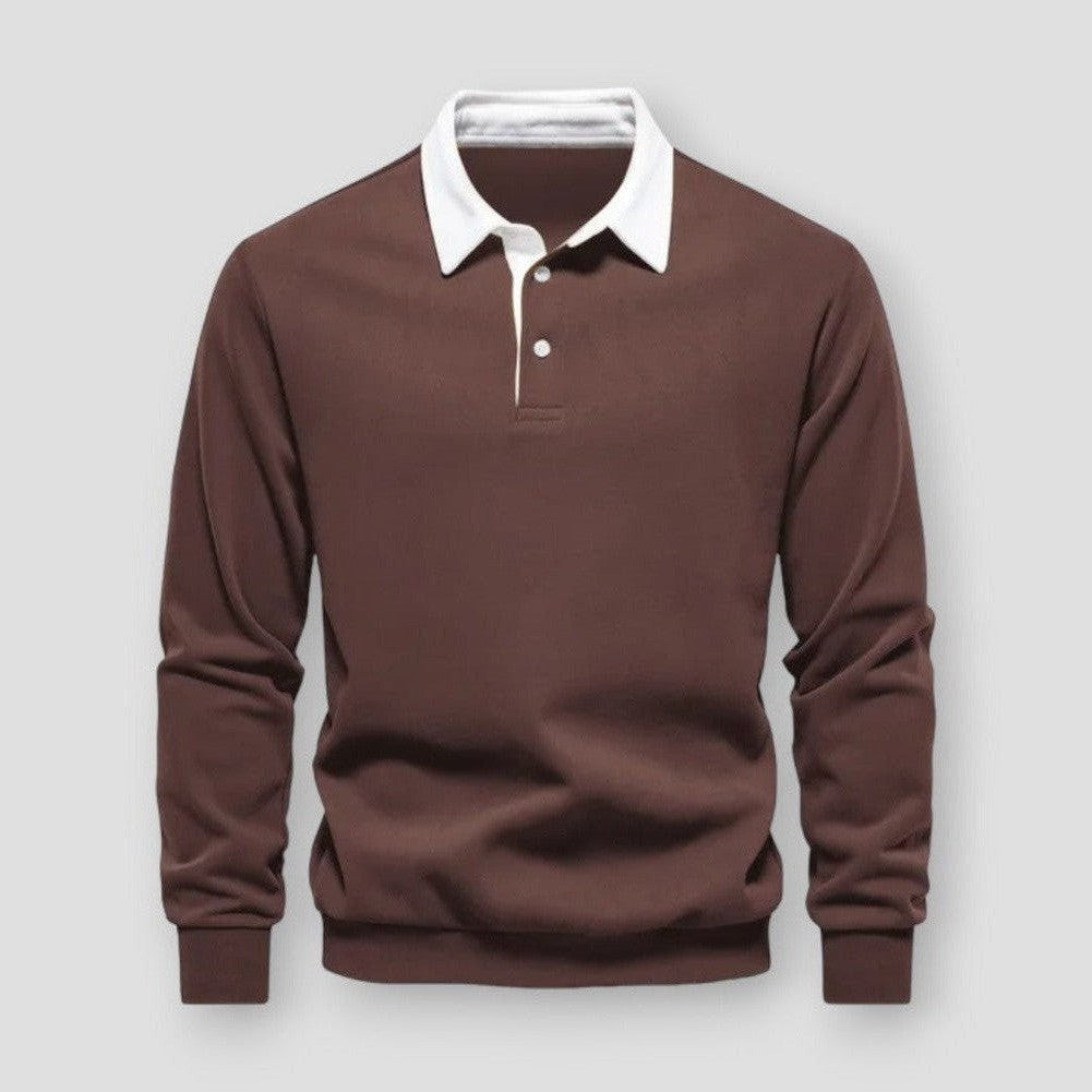 Saint Morris Petaluma Long Sleeve Polo