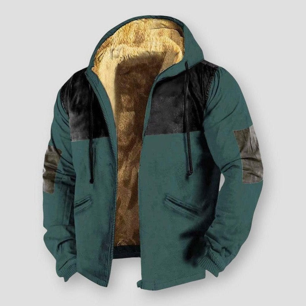 Saint Morris Pierre Hooded Plush Jacket